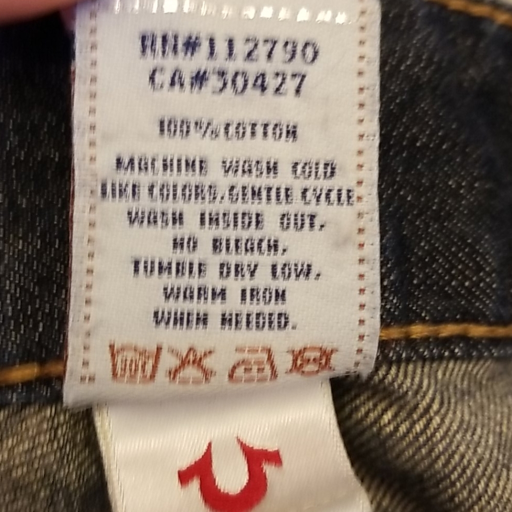 TRUE RELIGION blue jeans - Picture 8 of 9